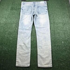 Southpole Skinny Biker Light Wash Denim Jeans Men's 34x32